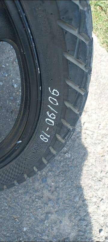 timsun tubless tyre 10 month use good condition . ao daikho  perfect 2