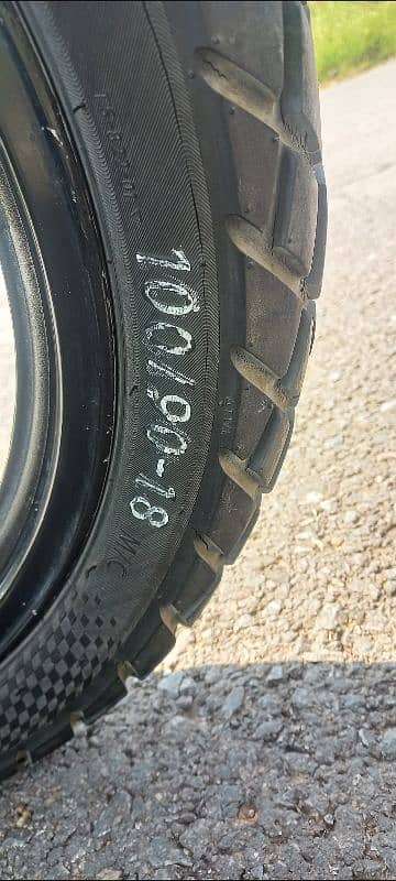 timsun tubless tyre 10 month use good condition . ao daikho  perfect 5