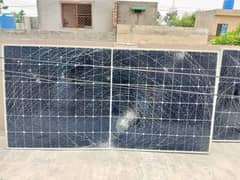 Damage 5 solar panels