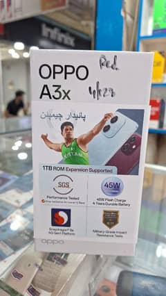 I want to sale oppo A3x 4+4 gb ram , 128 Gb Rom  just 4 days used