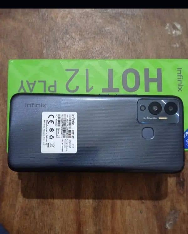 infinix hot 12 play 4 64 with box 03286403560 0