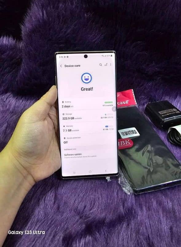 Samsung note 10 plus 12 256 GB 03230916581 my what'sap 2