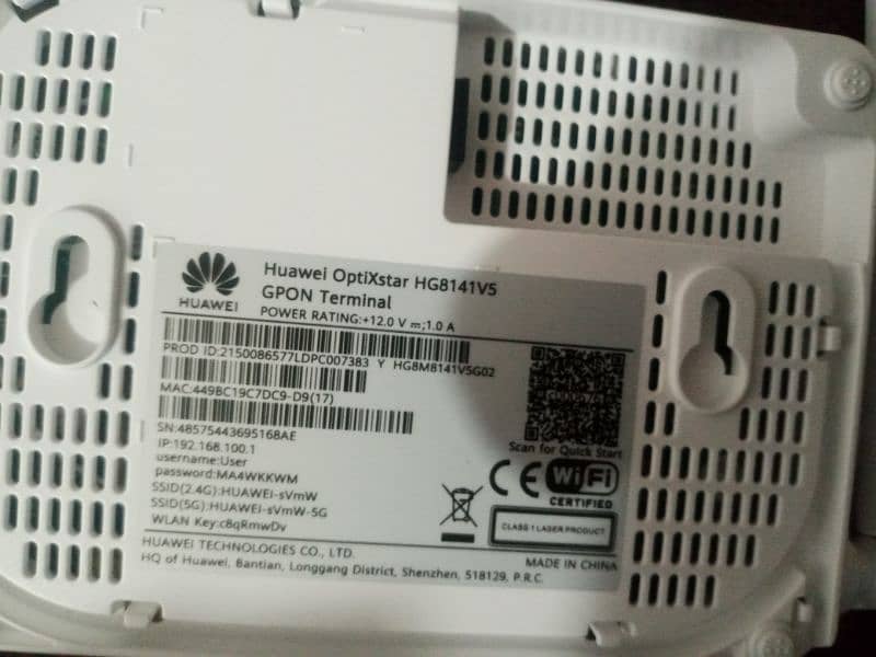 Huawei wifi GPON router available 3