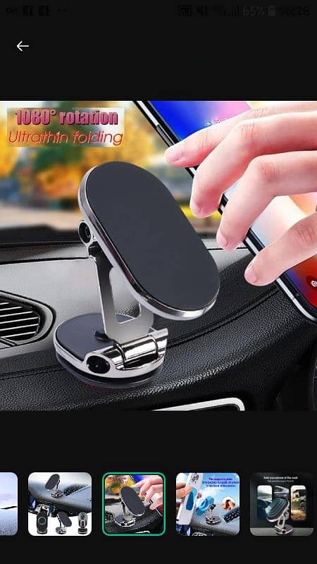 Magnetic Mobile holder for car 4