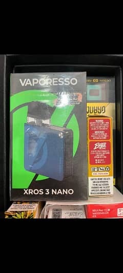 Xros 3 nano brand new wape box pack &  1 extra coil