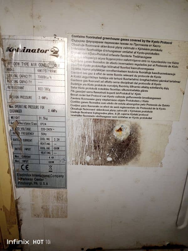 window AC kelvinator 4