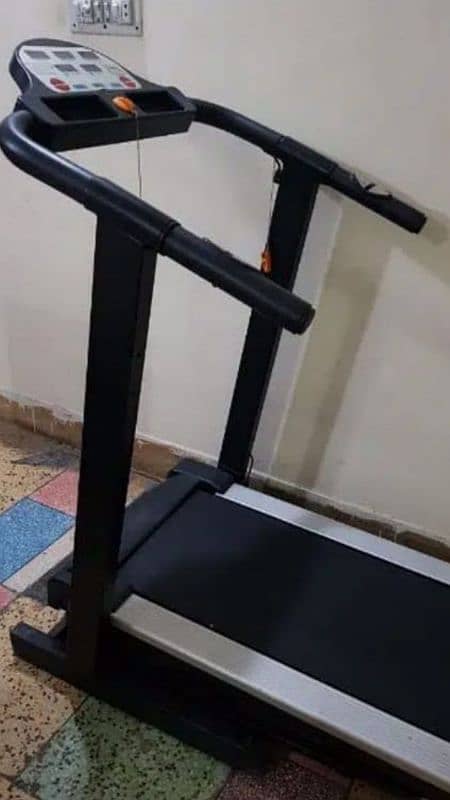 Treadmill electric capacity 130kg working all delivery possible hai 2