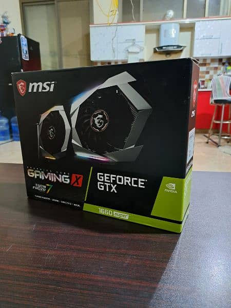 MSI gaming X GTX 1660 Super 6GB GDDR6 1