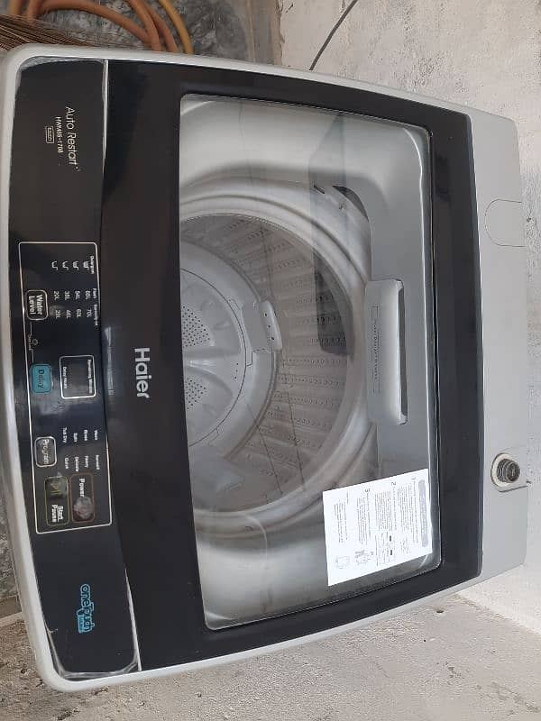 haier 8.5 kg washing machine fully automatic just one touch using 1