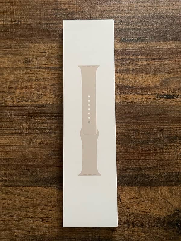 Original Apple Watch Series 8 Starlight Sport Band 41mm Strap 0