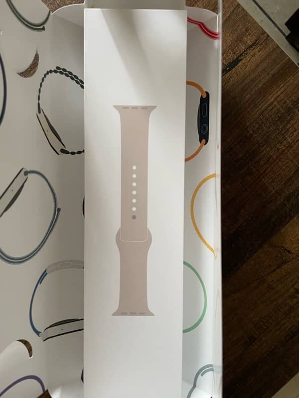 Original Apple Watch Series 8 Starlight Sport Band 41mm Strap 8