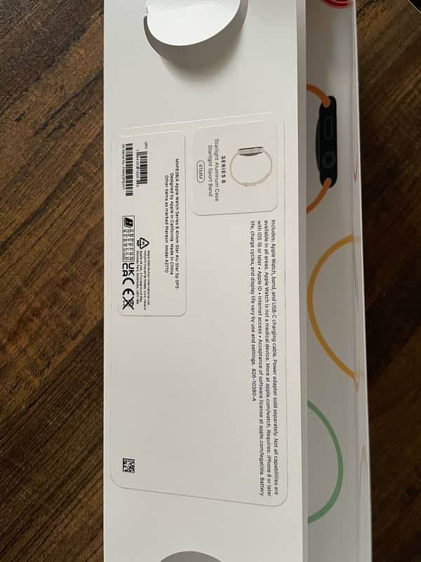 Original Apple Watch Series 8 Starlight Sport Band 41mm Strap 9