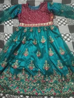 fairy tail frock 3 piece with dupatta size child 8-12 year