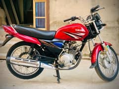 Yamaha YBR 125Z with Golden Number