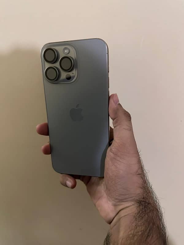 iPhone 15 Pro Max | Natural Titanium | PTA Approved | 256 GB 12