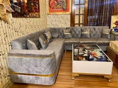 Few months used 7,seater Lshape corner,sofa set excellent condition