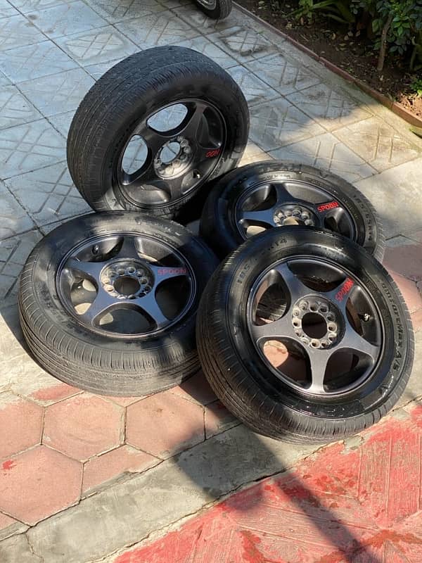 14 INCH RIMS AND TYRES 9