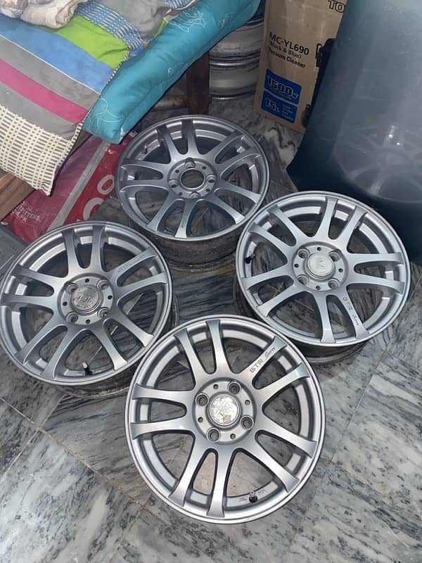 14 INCH GTR SPORT RIMS 2