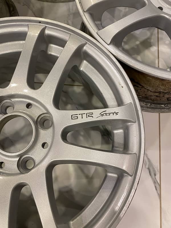 14 INCH GTR SPORT RIMS 5