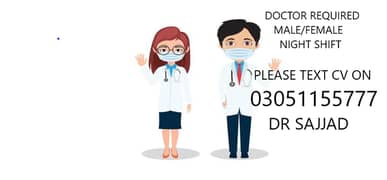 Doctors and Paramedical Staff /Cleaner Required