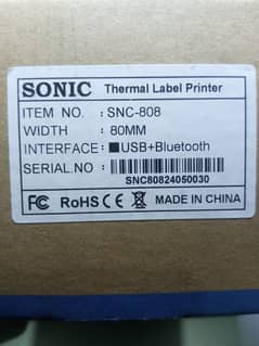 portable thurmal printer sonic