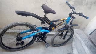 Mountain bicycle- blue-exotic- 7speed-26"