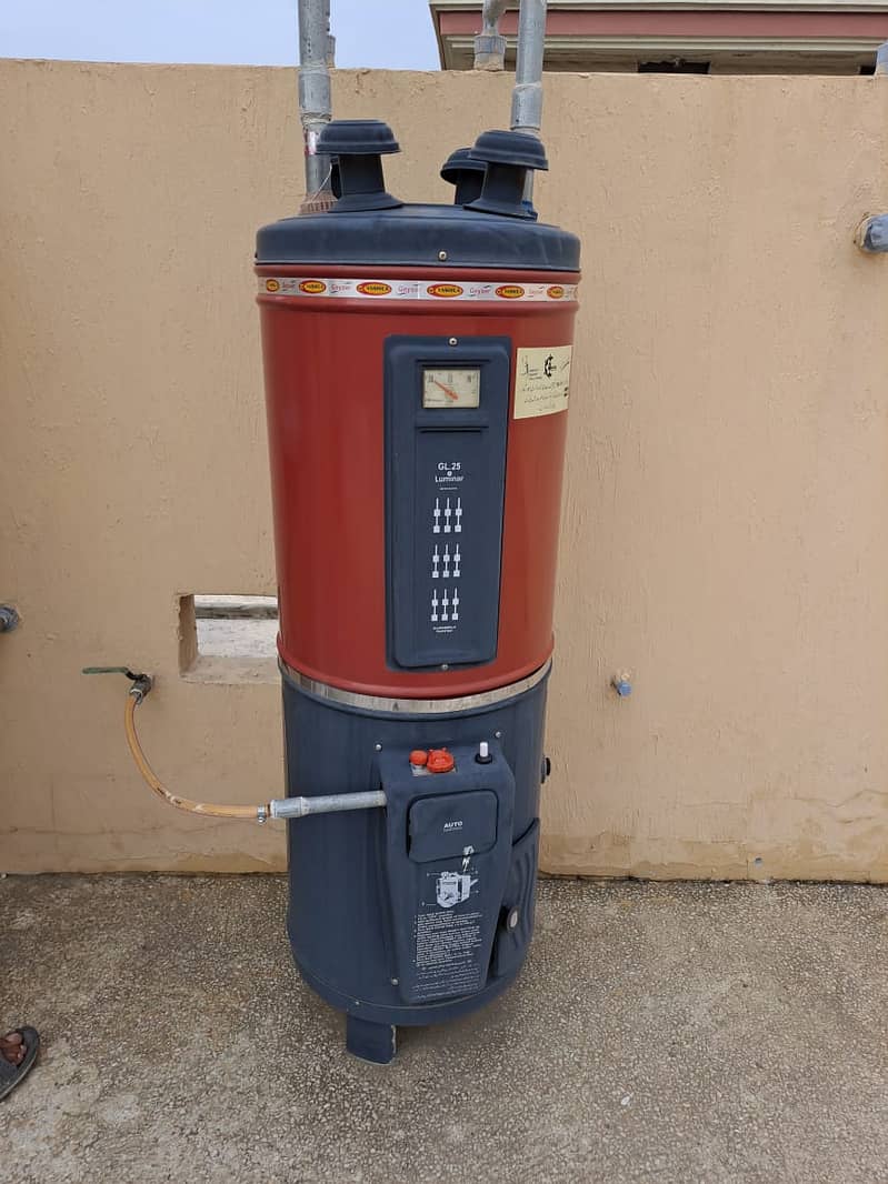 Yashica Instant Gas Geyser with storage 25 Gallon (Only 1 month Used) 1