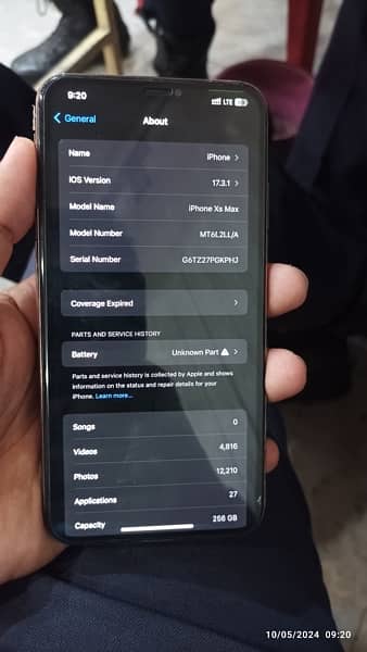 iphone xs max 256gb Pta Approved 1