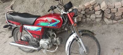 Honda CD 70 2018A Red Color 0