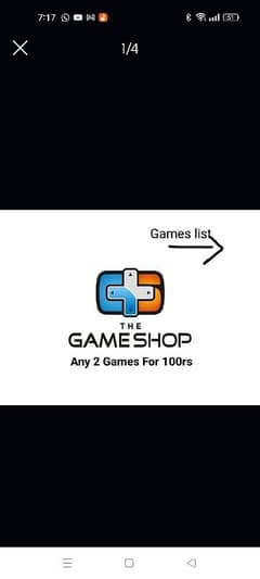 Any two games For 100rs 0