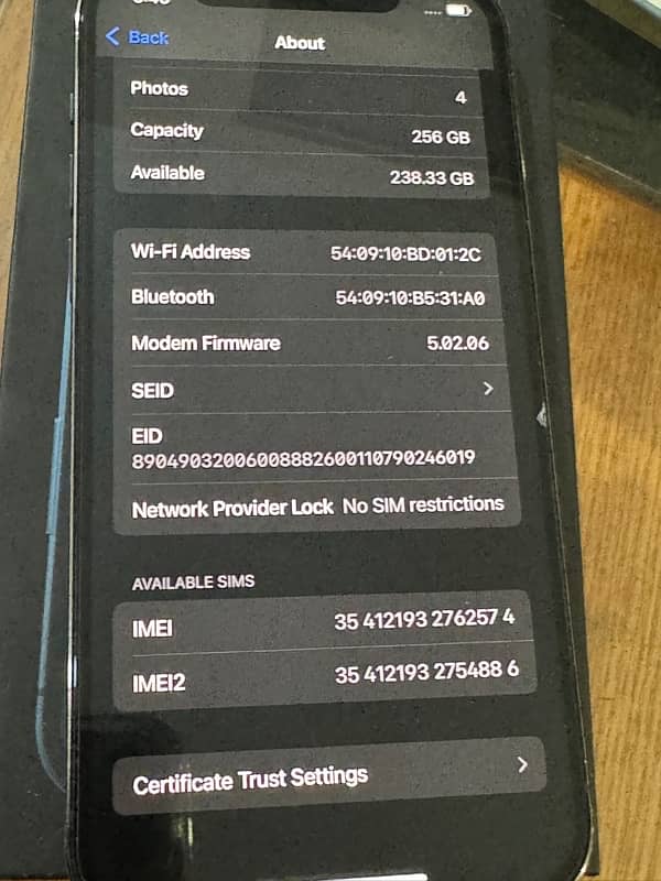 Iphone 12 pro max 256 GB 1