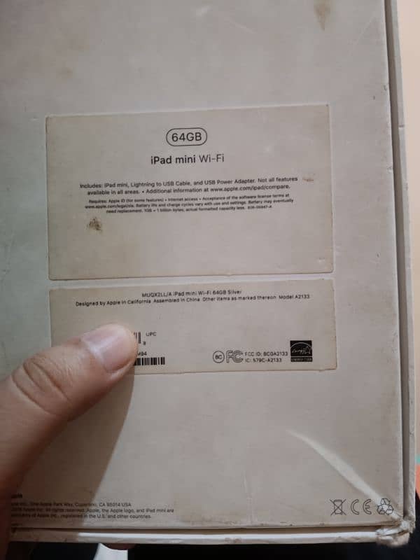 IPad Mini 5 LLA Model 0