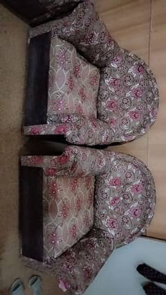 Bed+T. v terali+ A. c+ Sofa set 5 seats