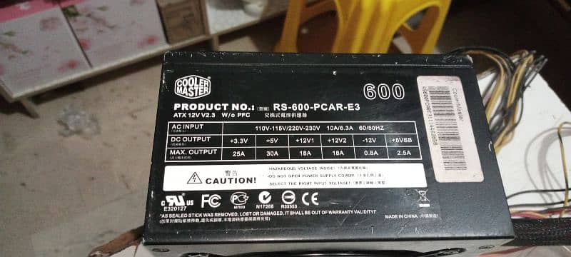 power supply 600w 7