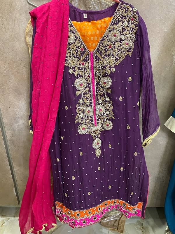 Fancy Mehndi dress 0