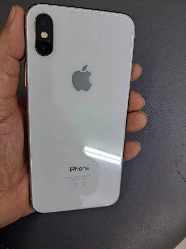 iPhone X Stroge/256  GB PTA approved for sale  0342=7588=638 4