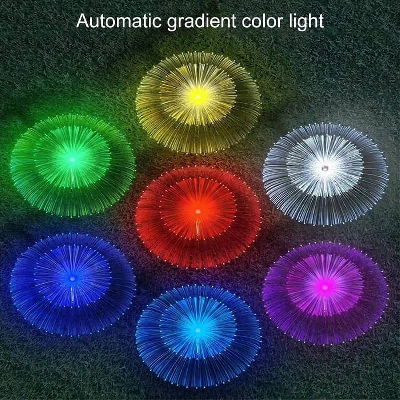 Solar Firework Multi-Color 8 Lighting Modes Led Fairy String Light 12