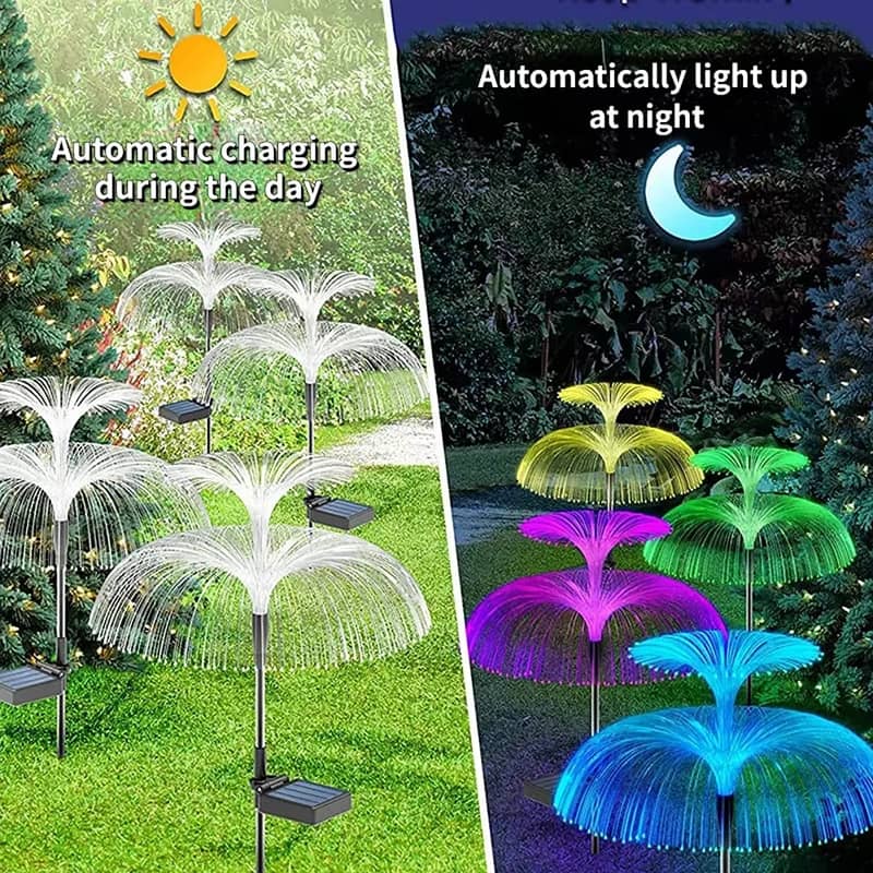 Solar Firework Multi-Color 8 Lighting Modes Led Fairy String Light 13