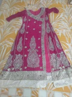 Anarkali style wedding dress one time us what's app(03438180186)