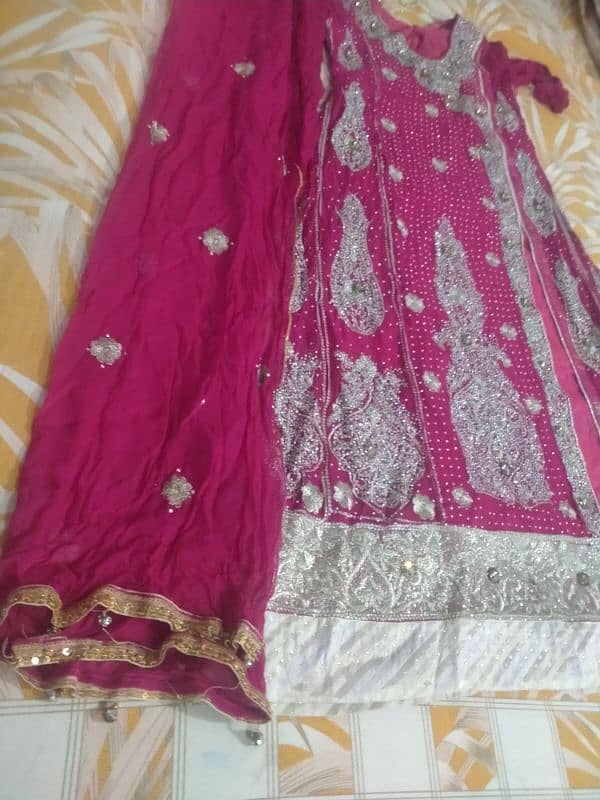 Anarkali style wedding dress one time us what's app(03438180186) 4