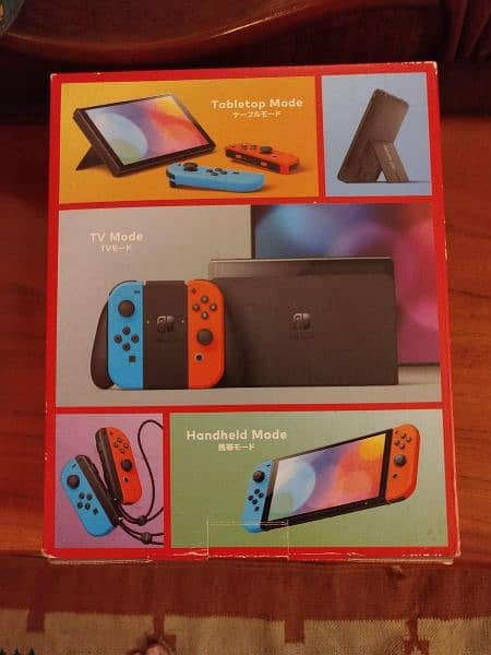 Nintendo Switch OLED Box and Accessories 3