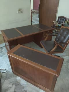 Office Wooden tables with Wooden Chair