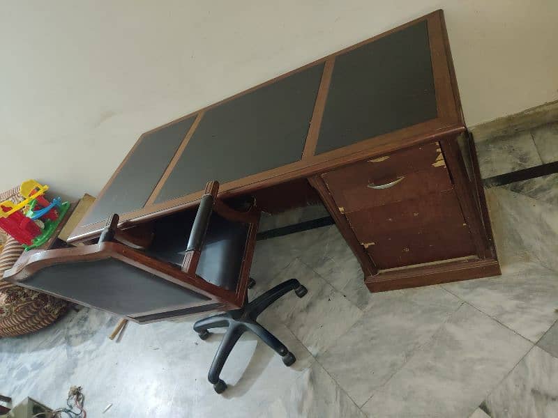 Office Wooden tables with Wooden Chair 1