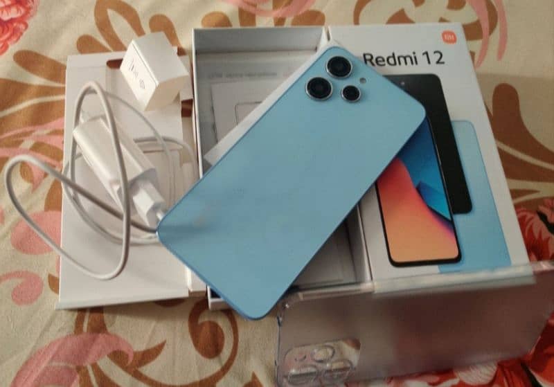 Xiaomi Redmi 12 With Complete Box WhatsApp Number 03232453538 1