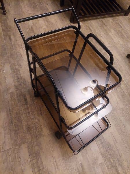 Centre tables and trolley for sale 7