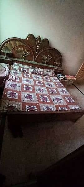 used bed side table mattress 1