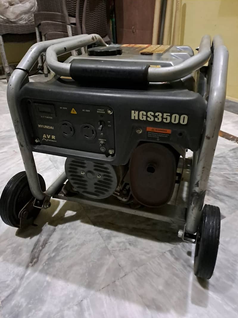 HYUNDAI HGS 3500 3.5KVA GENERATOR USED 3