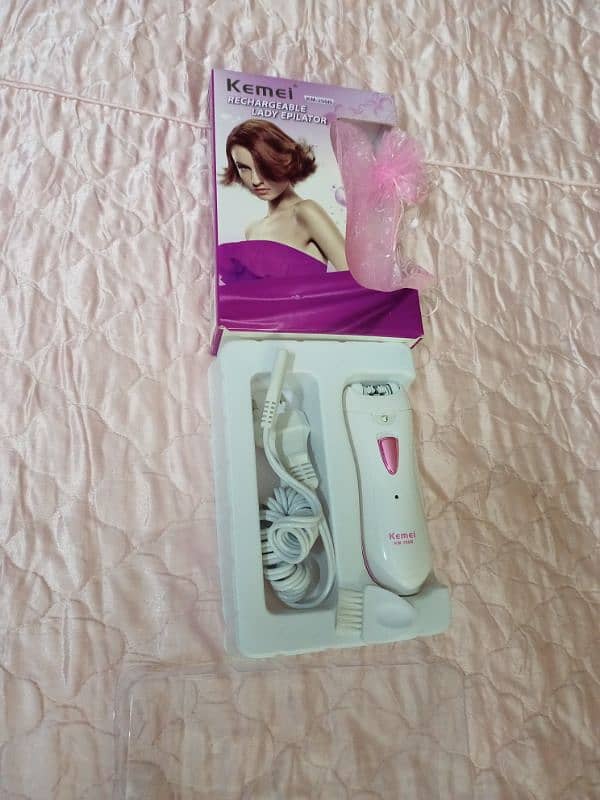 Orignal Kemei Rechargeable Lady Epilator 2