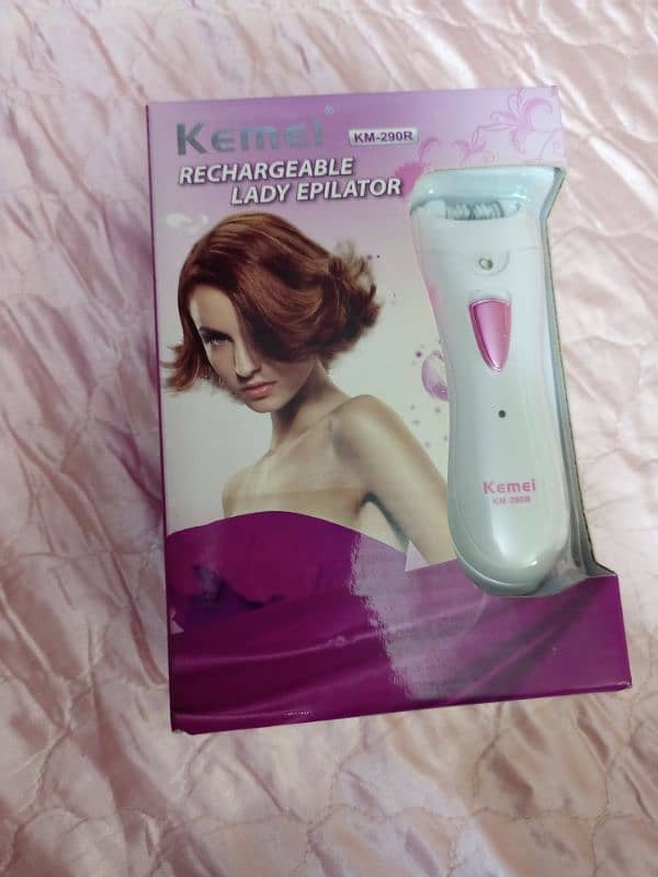 Orignal Kemei Rechargeable Lady Epilator 3