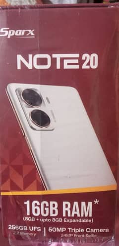 Tecno sparx note 20